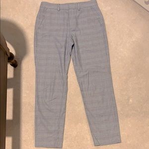 Massimo Dutti Plaid Trousers